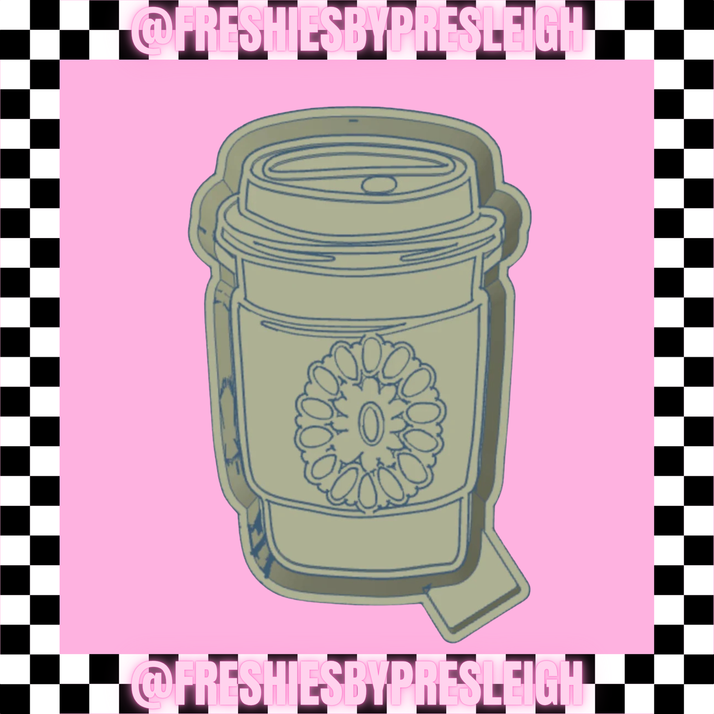 Cowgirl Coffee Freshie Mold