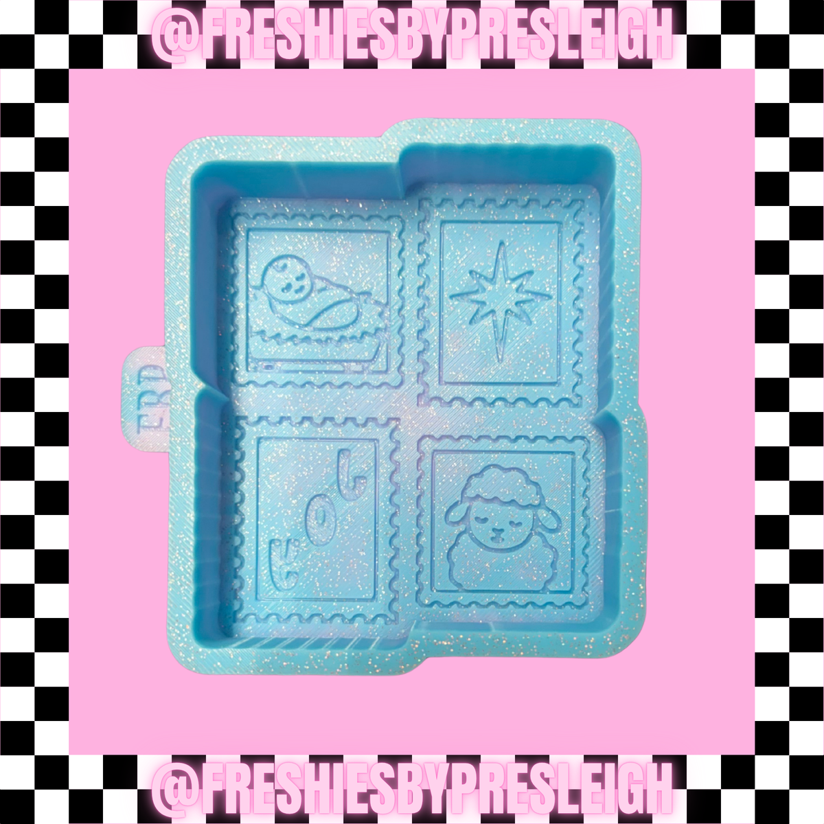 Nativity Stamps Freshie Mold