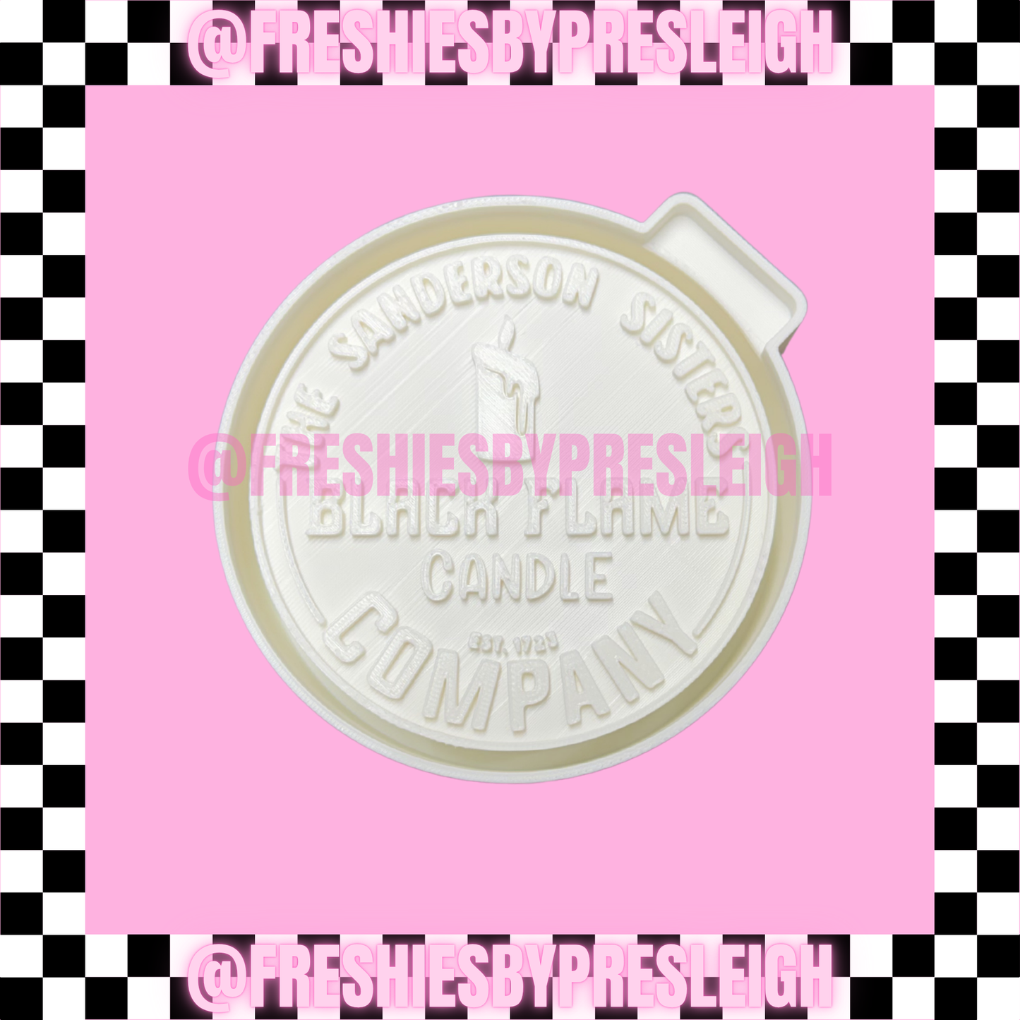 Black Flame Candle Co. Freshie Mold