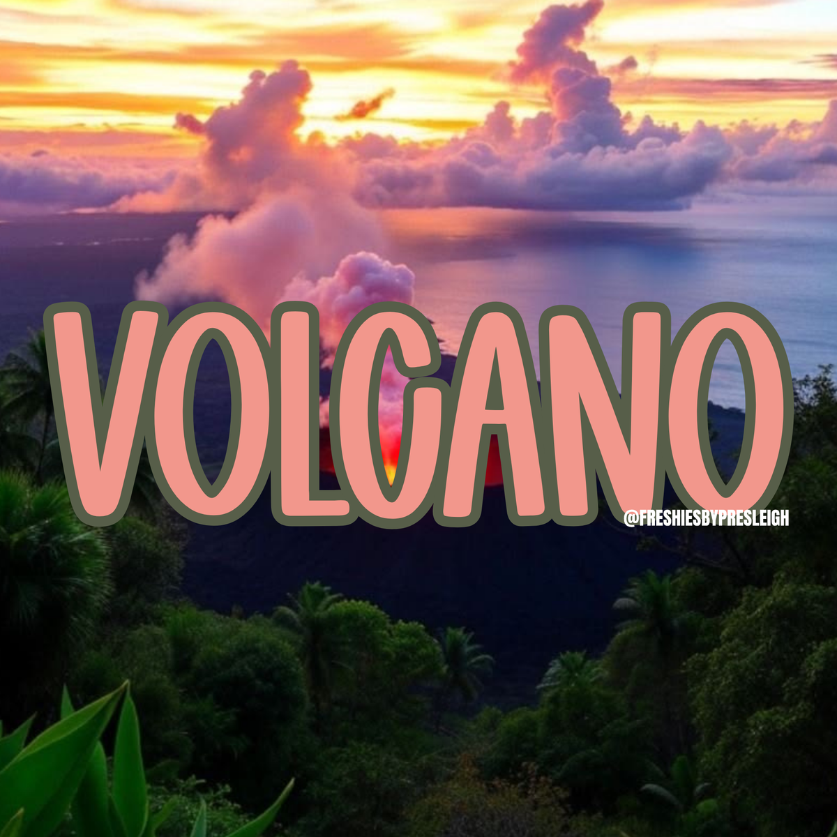 Volcano Pre-Scented Freshie Beads