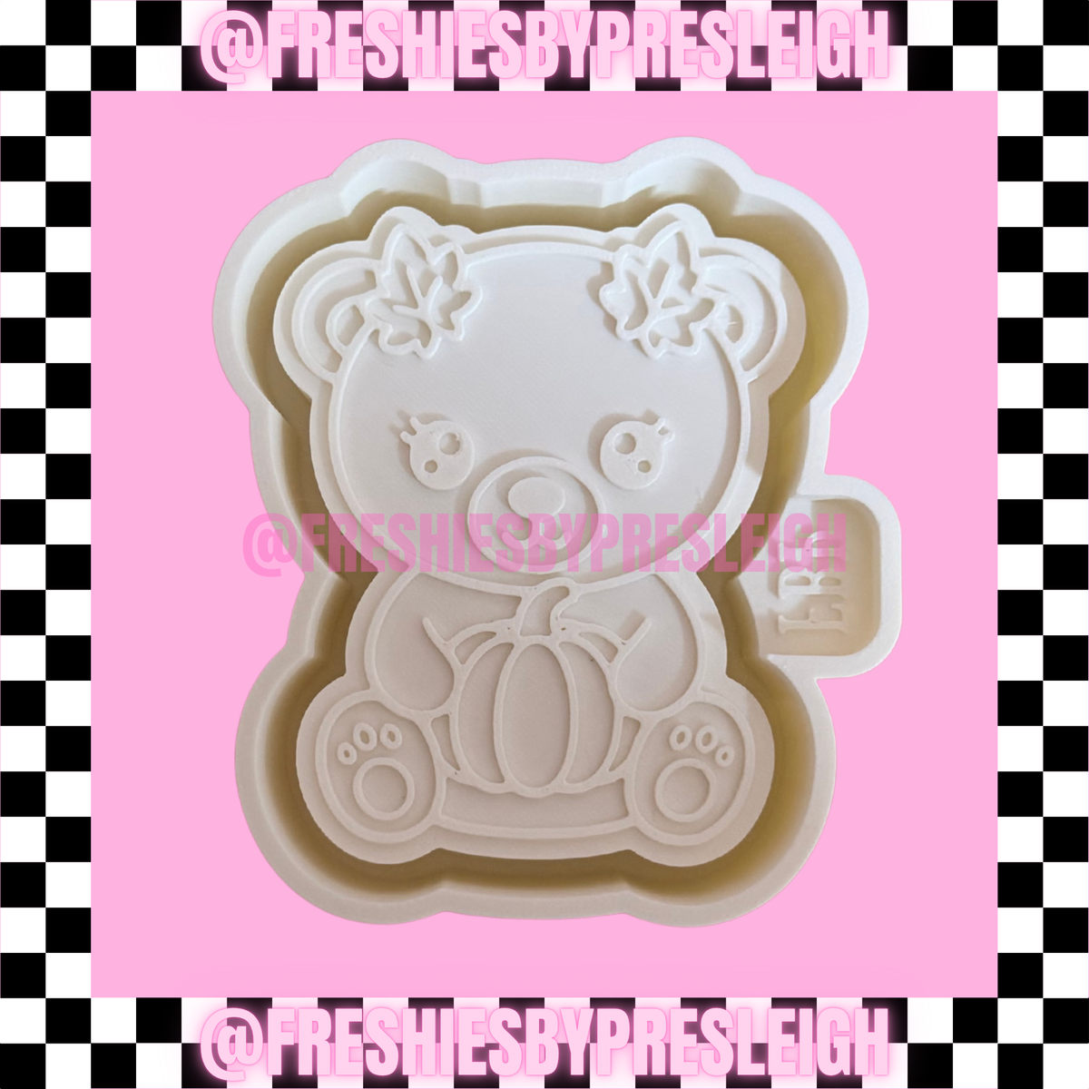 Pumpkin Bear Freshie Mold