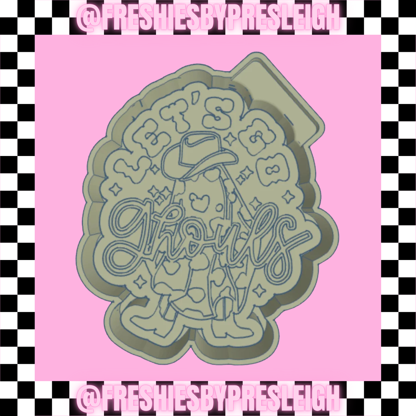 Let's Go Ghouls Freshie Mold