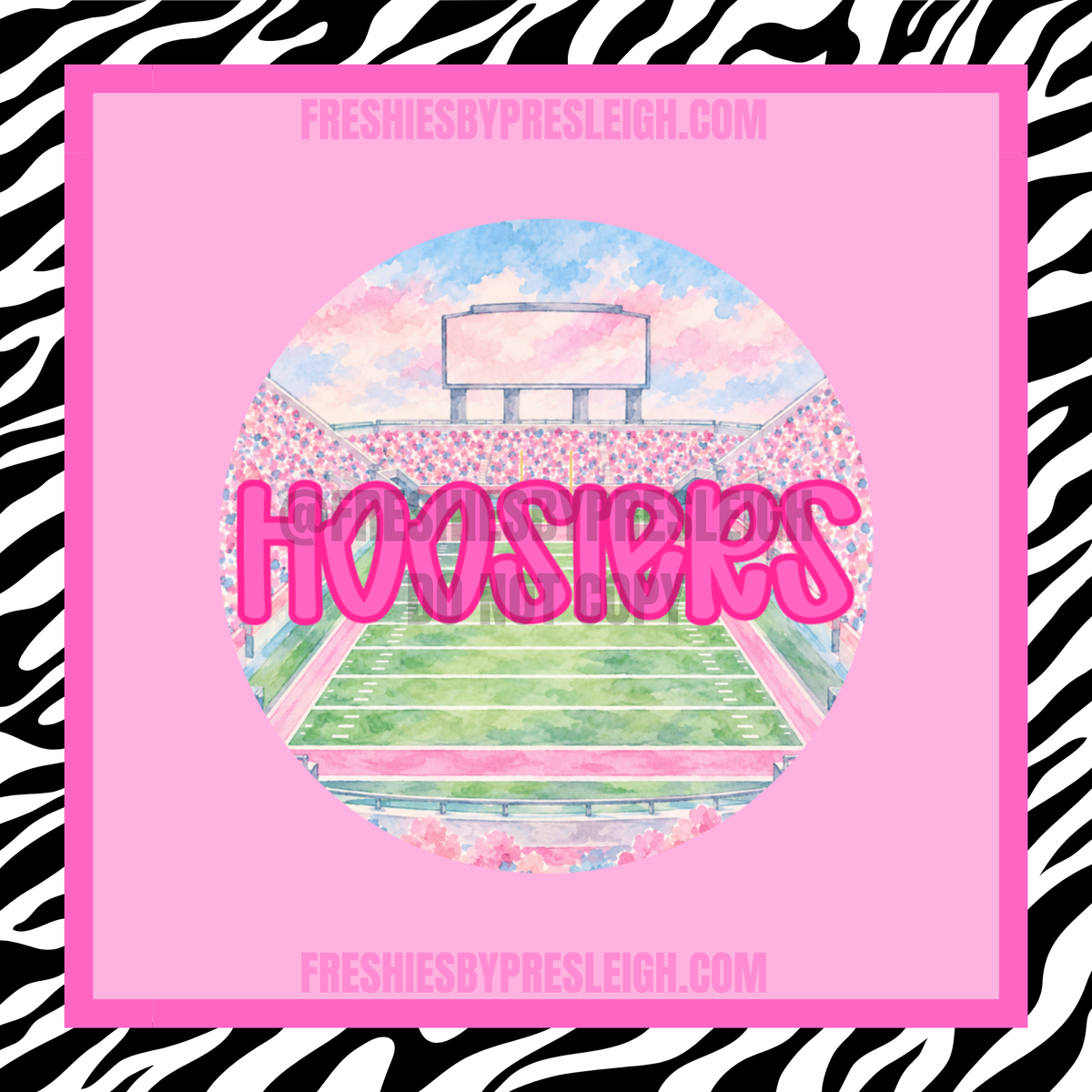 Pastel Hoosiers Freshie Cardstock