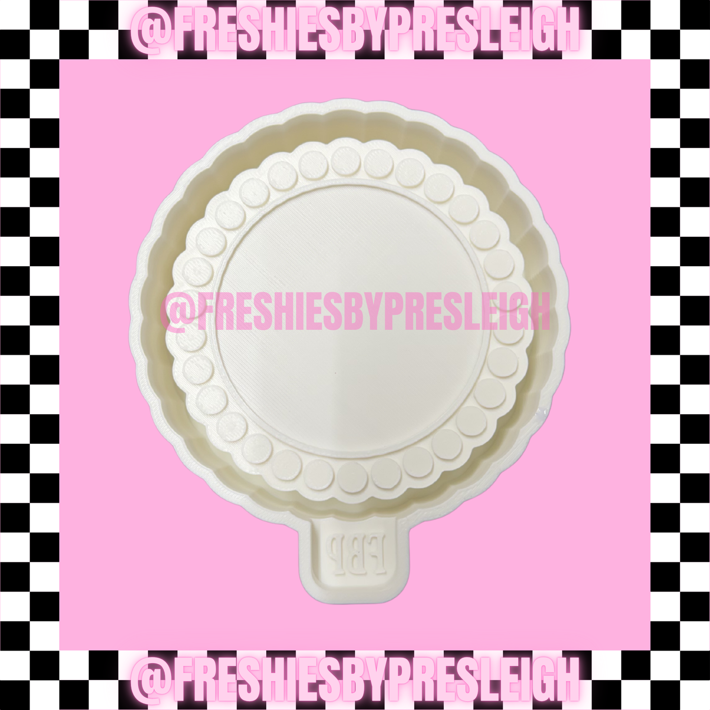Dotted Circle Freshie Mold