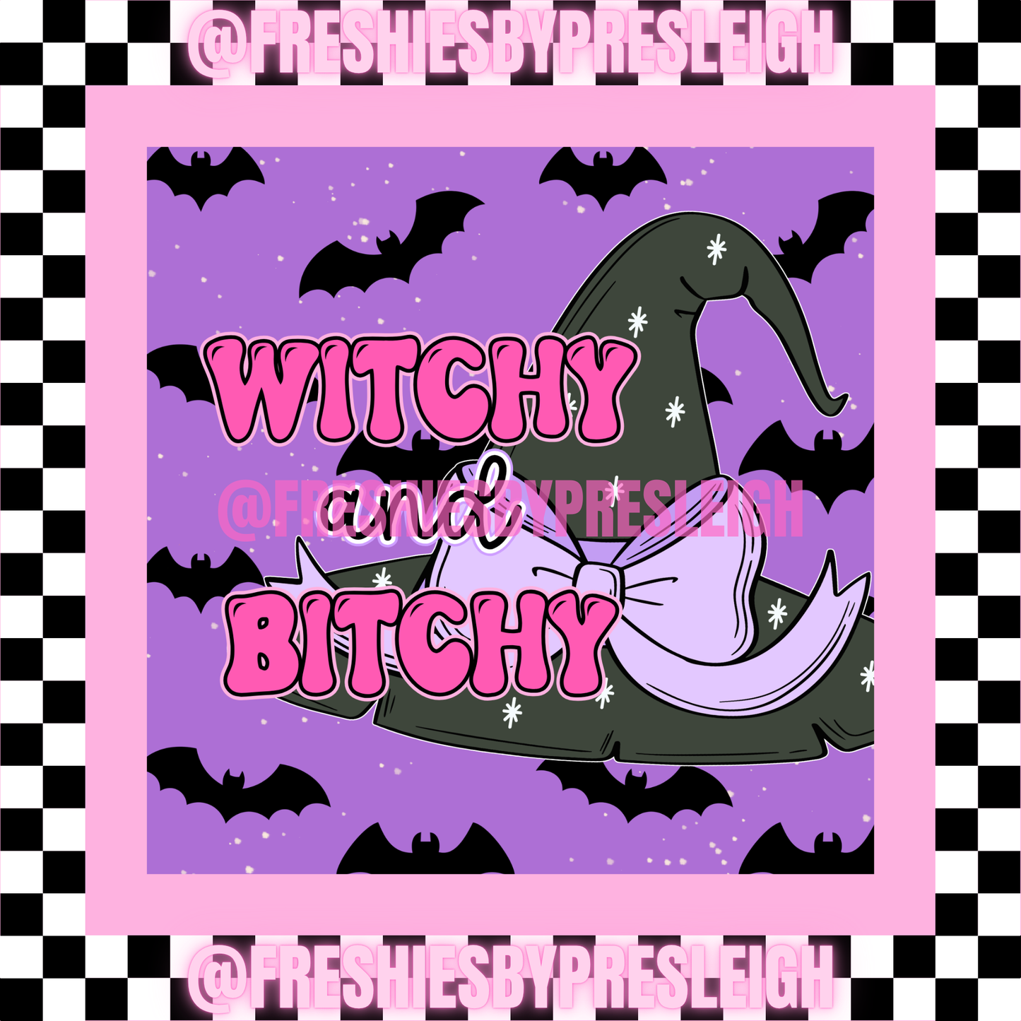 Witchy & Bitchy Freshie Card Stock