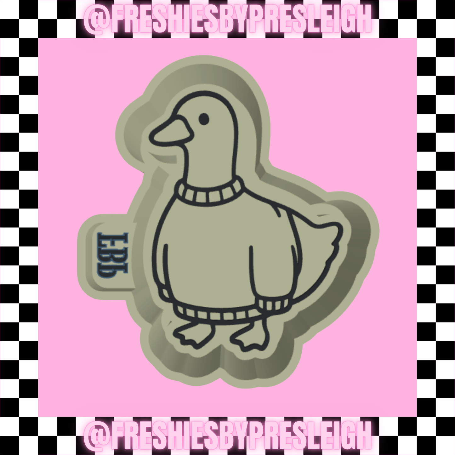 Sweater Goose Freshie Mold