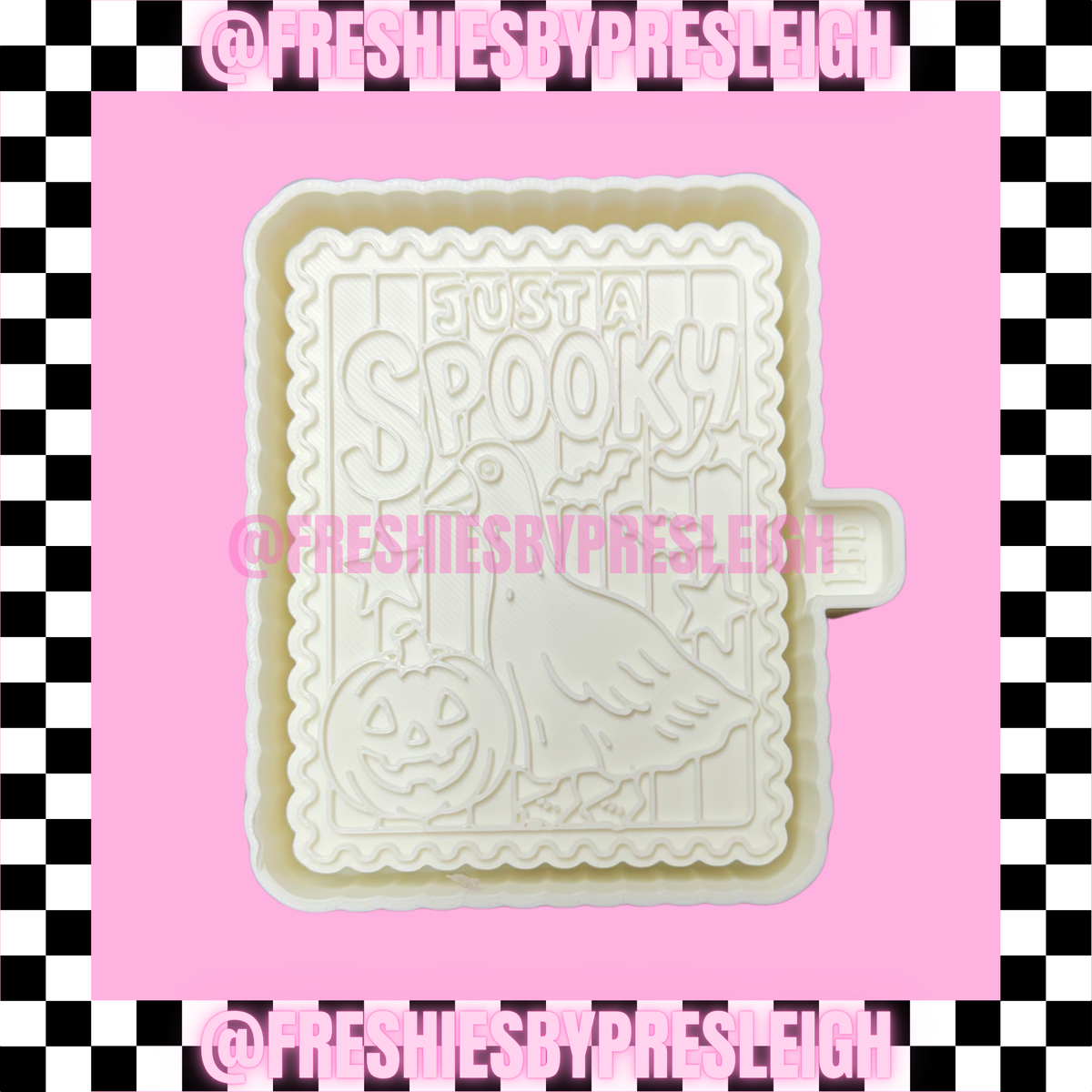 Just A Spooky Goose Stamp Freshie Mold