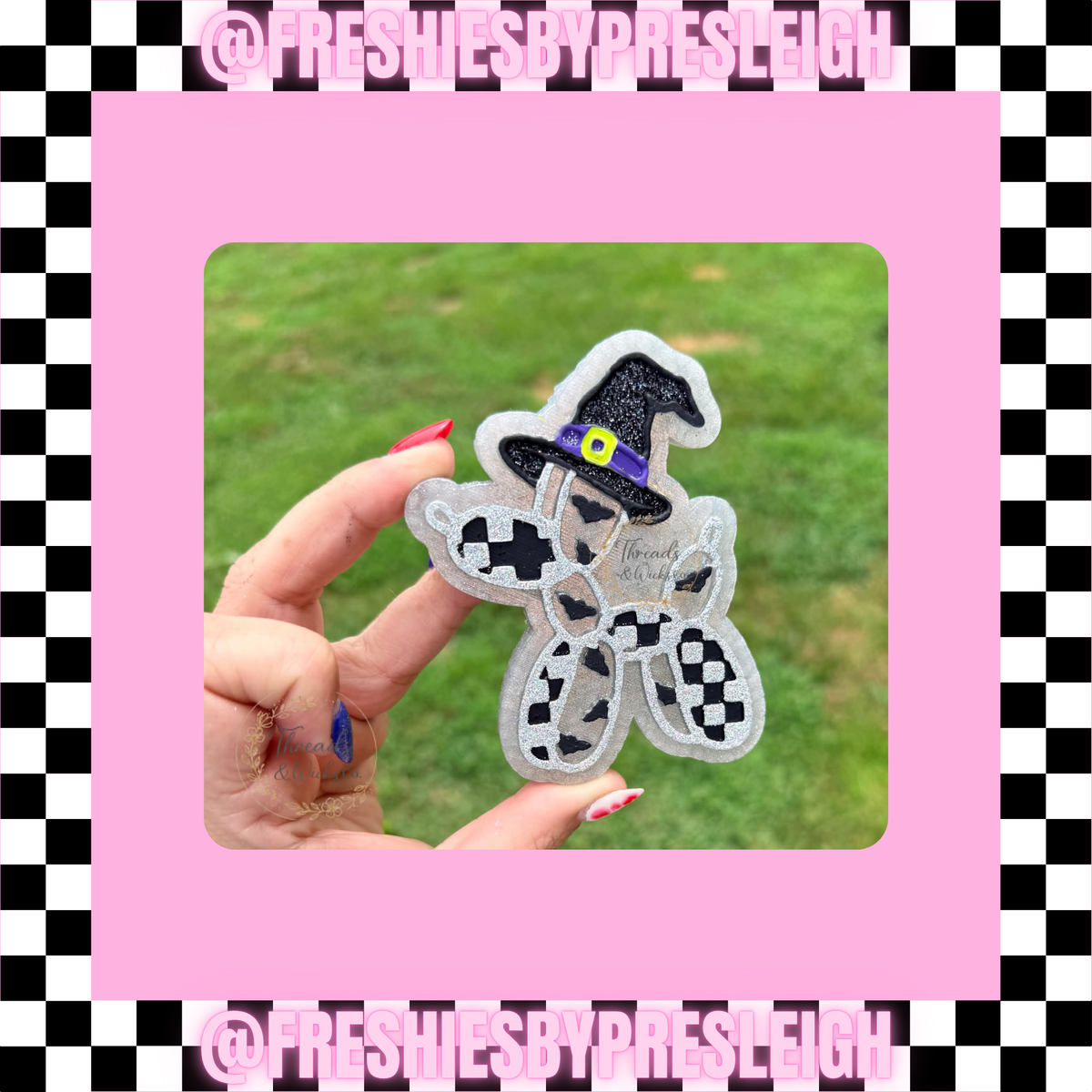 Spooky Balloon Dog Freshie Mold