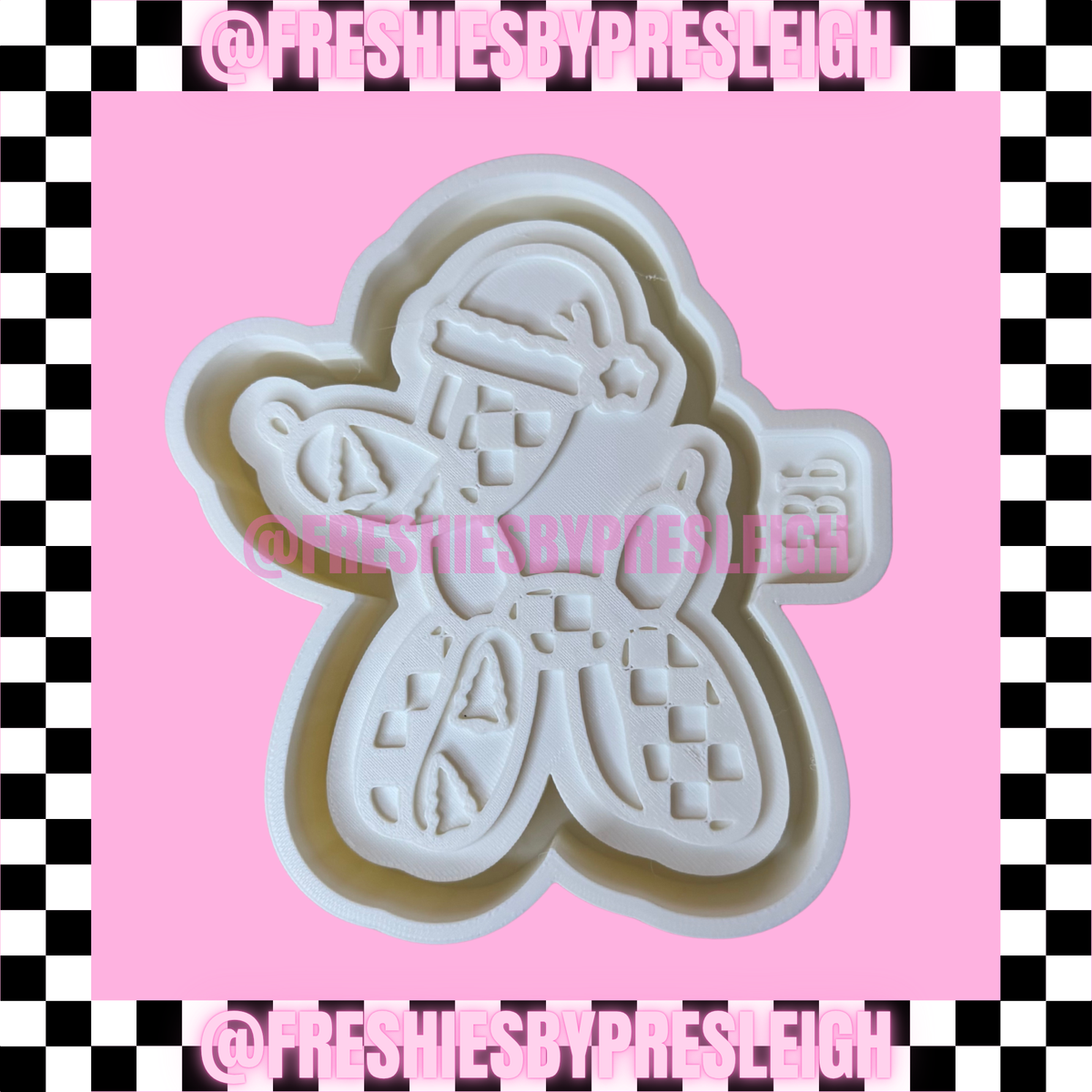 Christmas Balloon Dog Freshie Mold