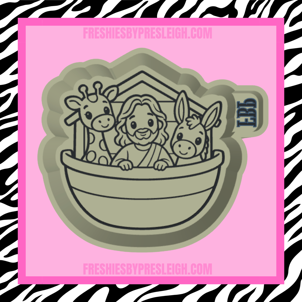 Jesus' Ark Freshie Mold