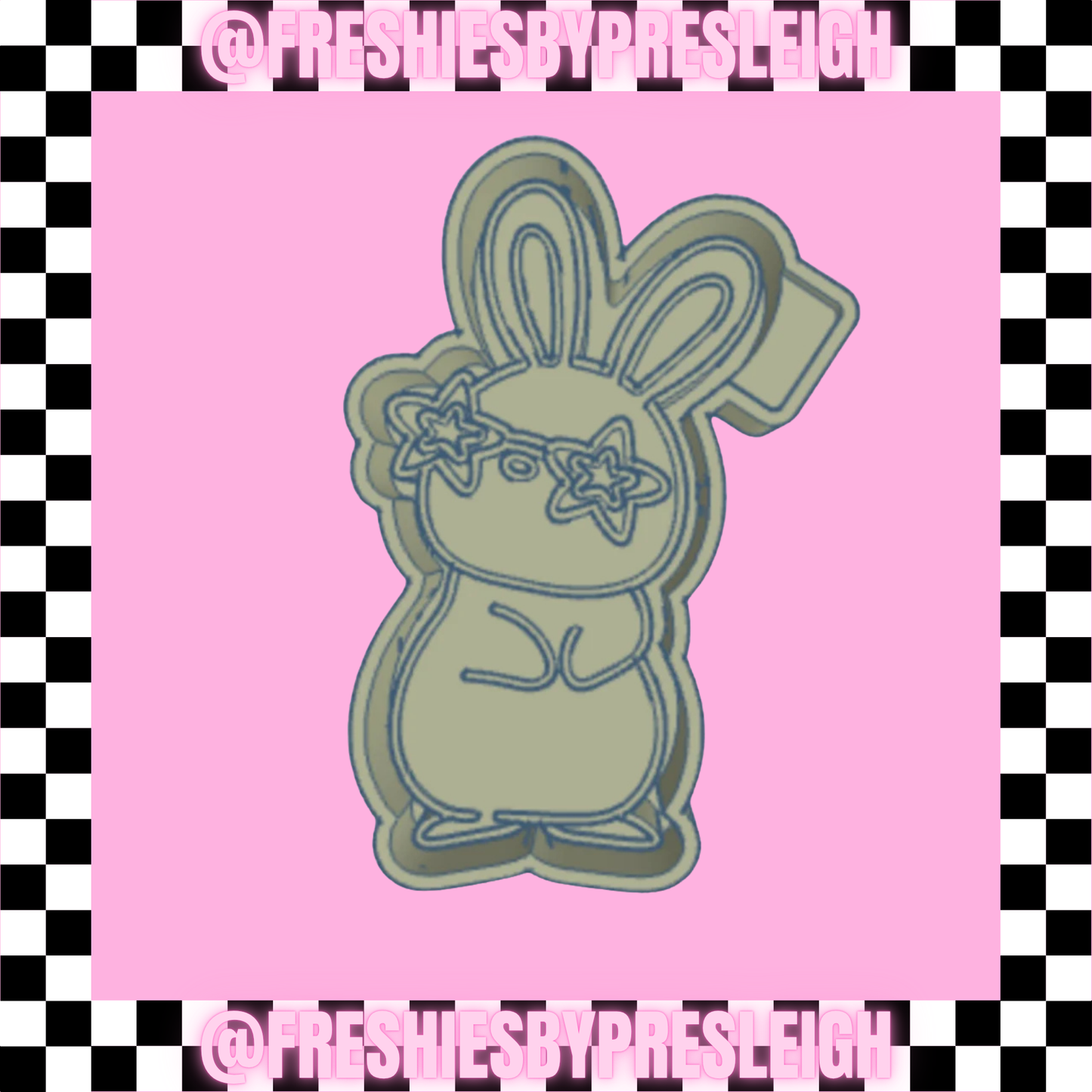 Sunnies Bunny Freshie Mold