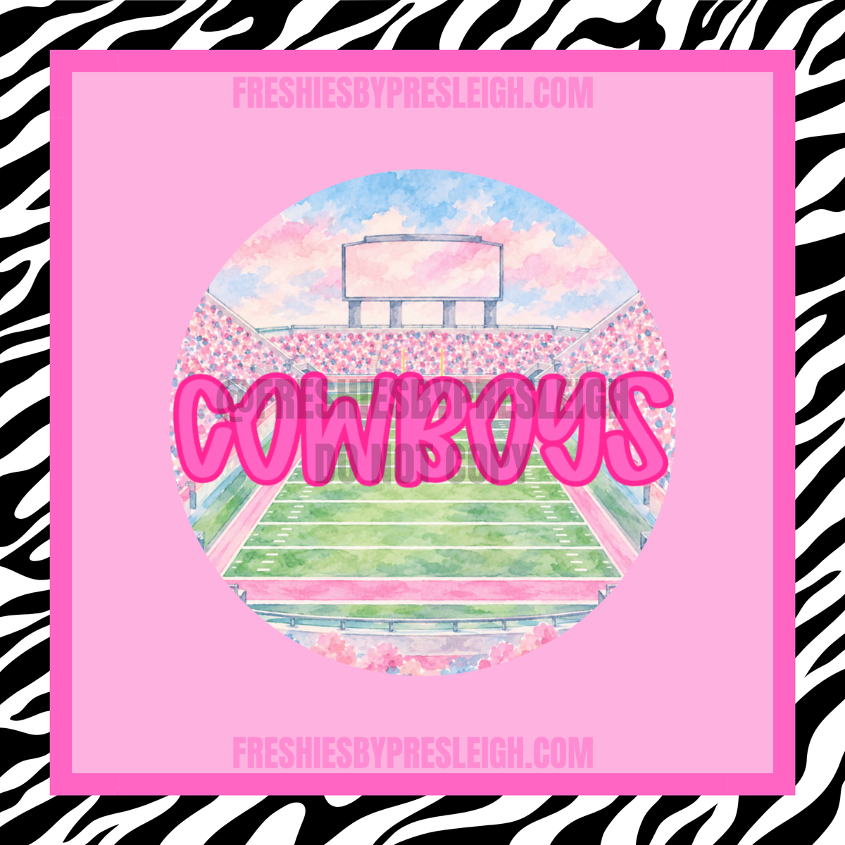 Pastel Cowboys Freshie Cardstock