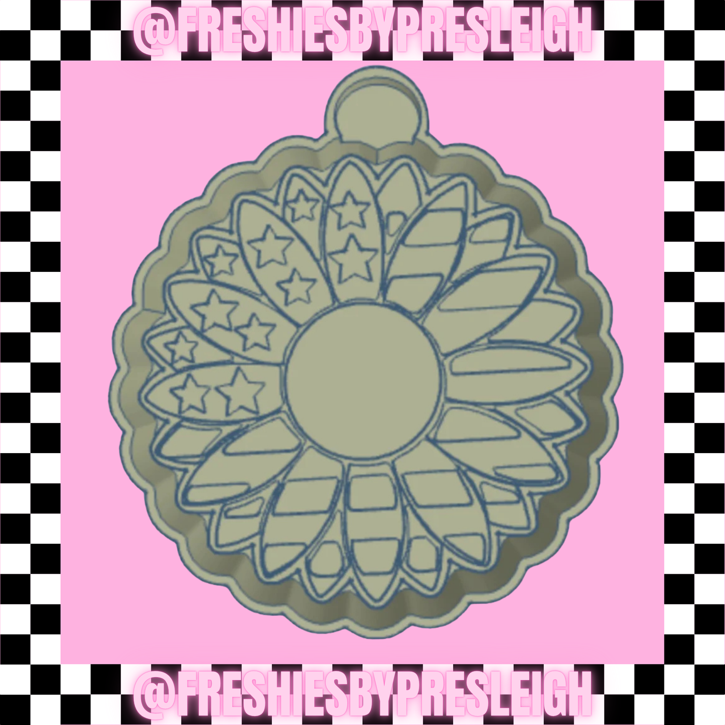 American Sunflower Freshie Mold