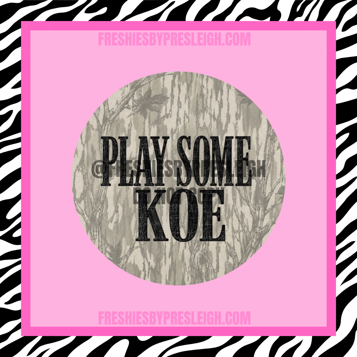 Camo Play Some K Freshie Cardstock