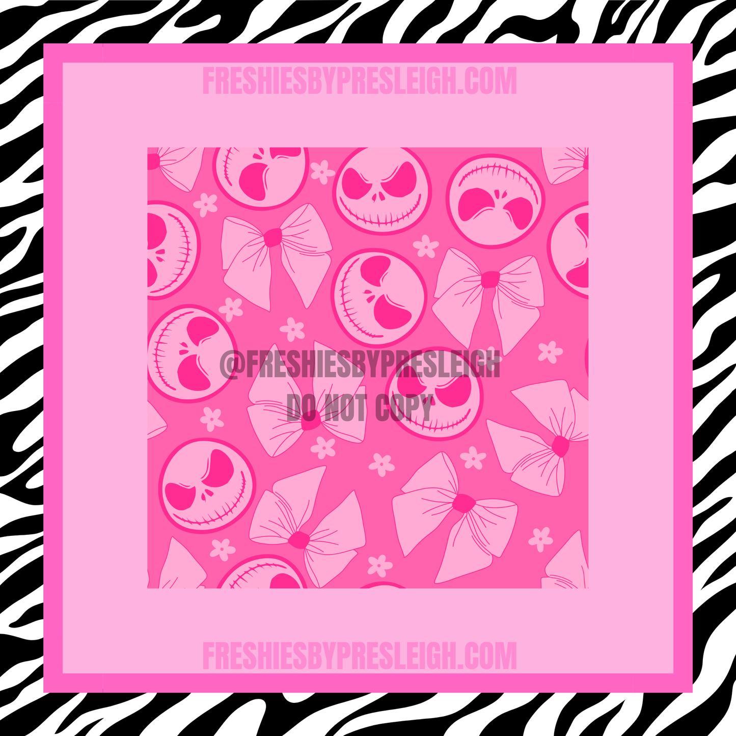 Pink Girly Skull Guy