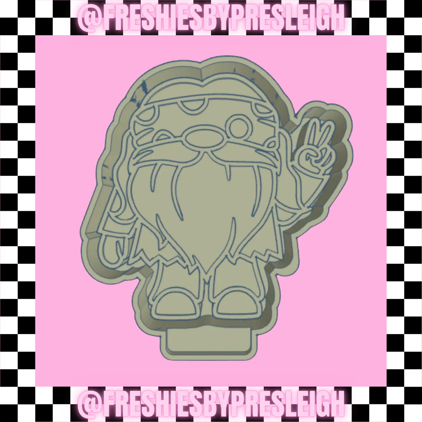 Groovy Gnome Freshie Mold