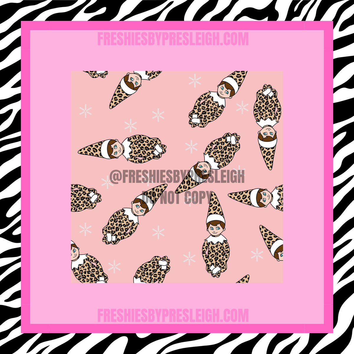 Leopard Elf’s Freshie Cardstock