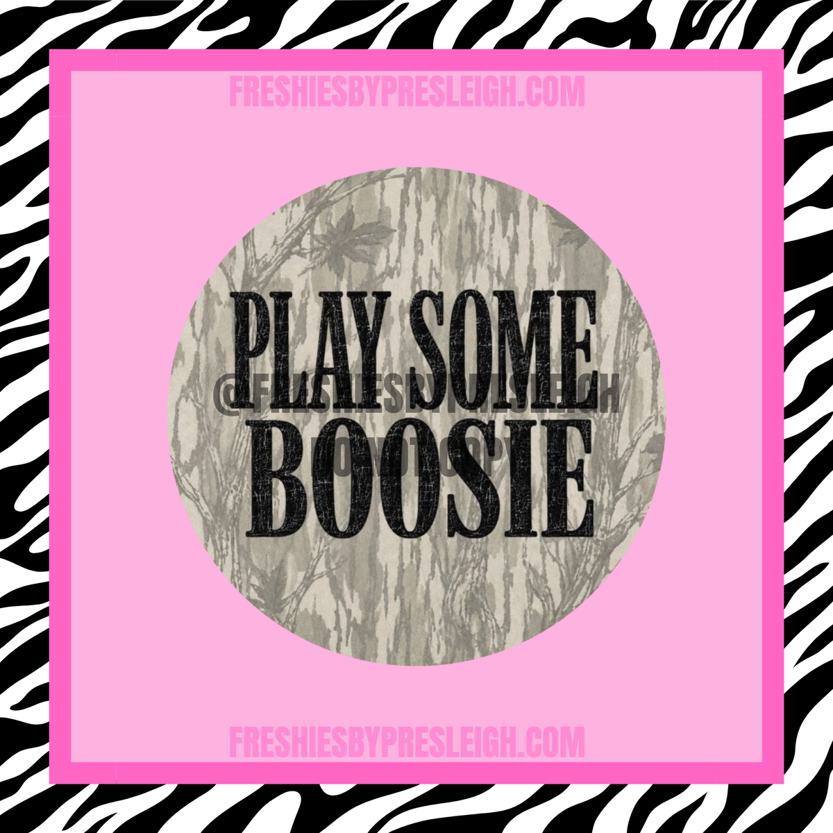 Camo Play Some B Freshie Cardstock