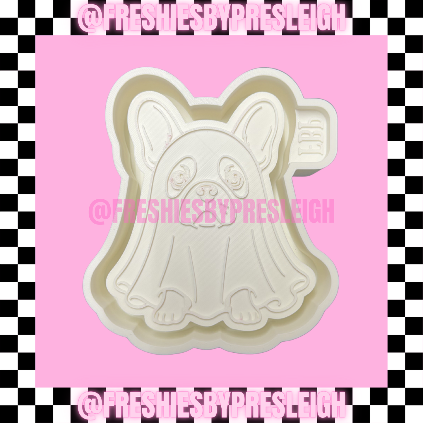 Frenchie Ghost Freshie Mold
