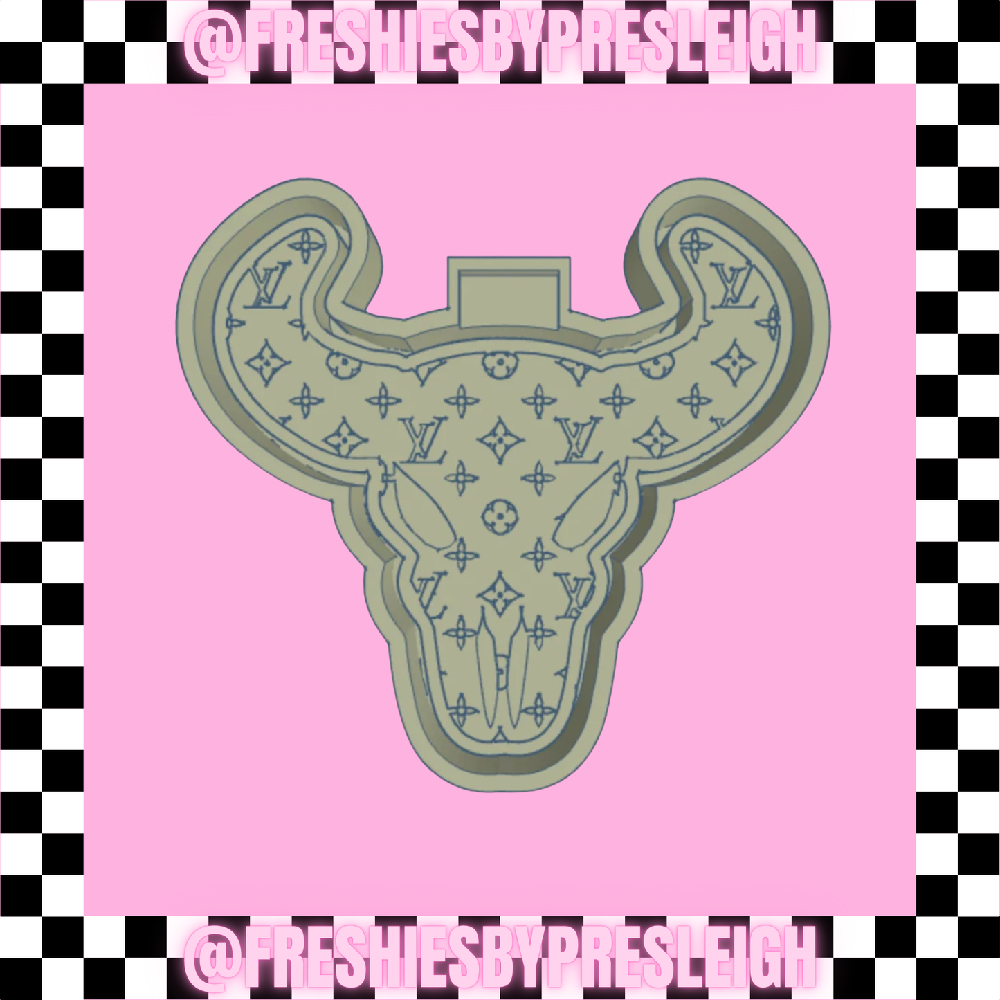 Boujee Bull Freshie Mold