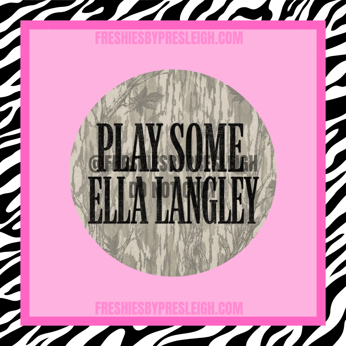 Camo Play Some EL Freshie Cardstock