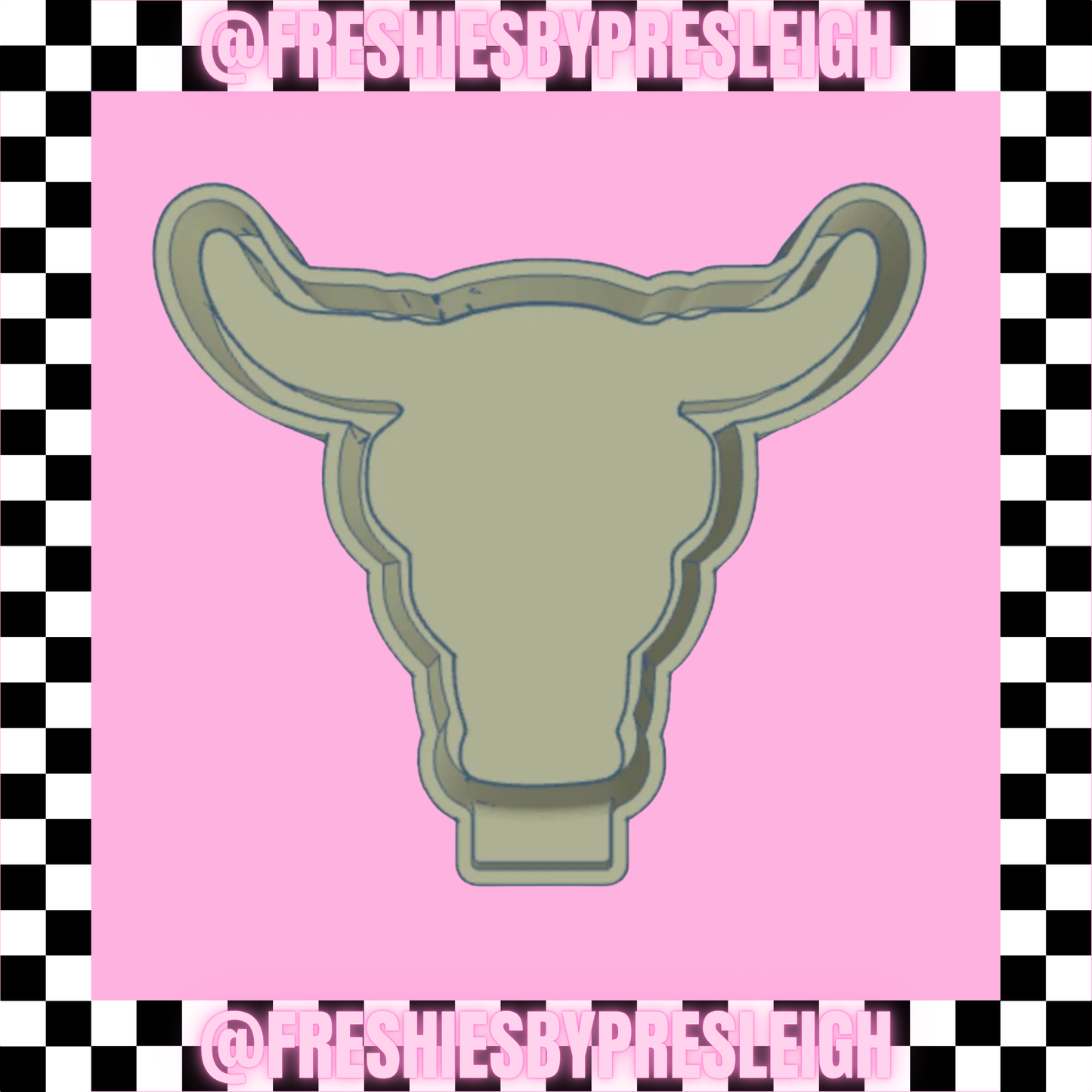 Blank Bull Freshie Mold