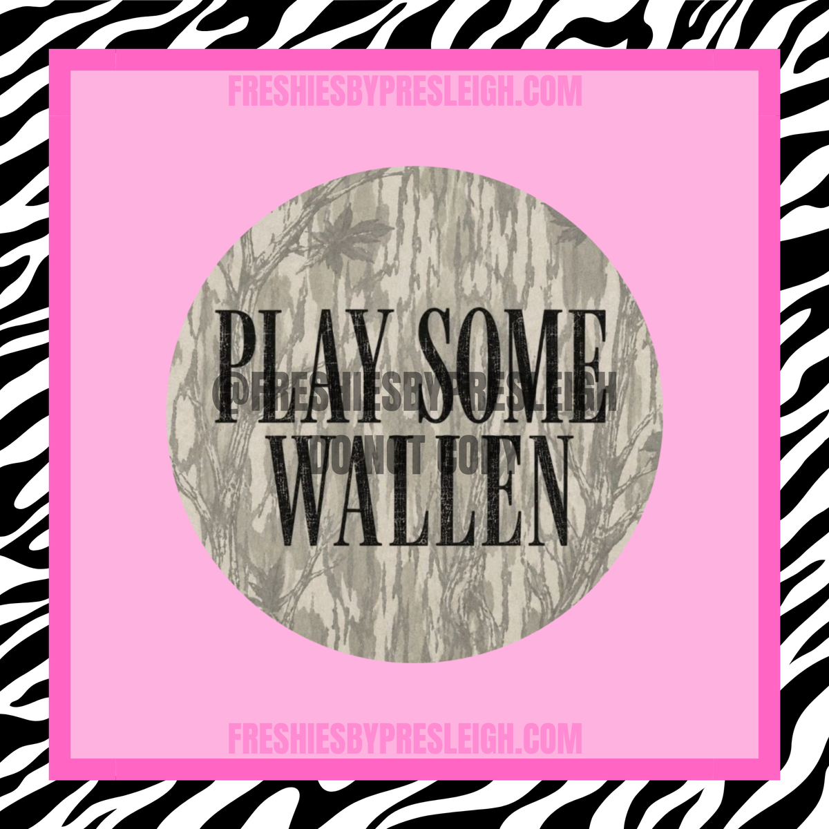 Camo Play Some W Freshie Cardstock