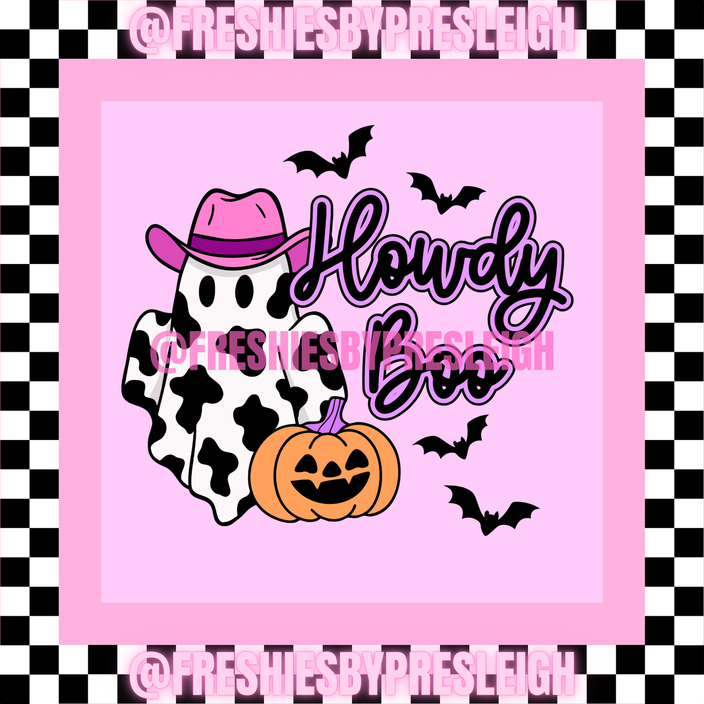 Howdy Boo Freshie Card Stock