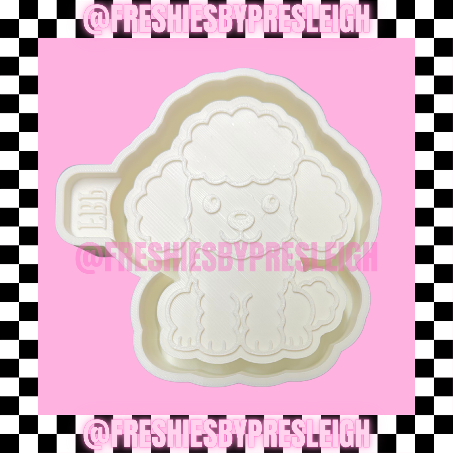 Poodle Freshie Mold