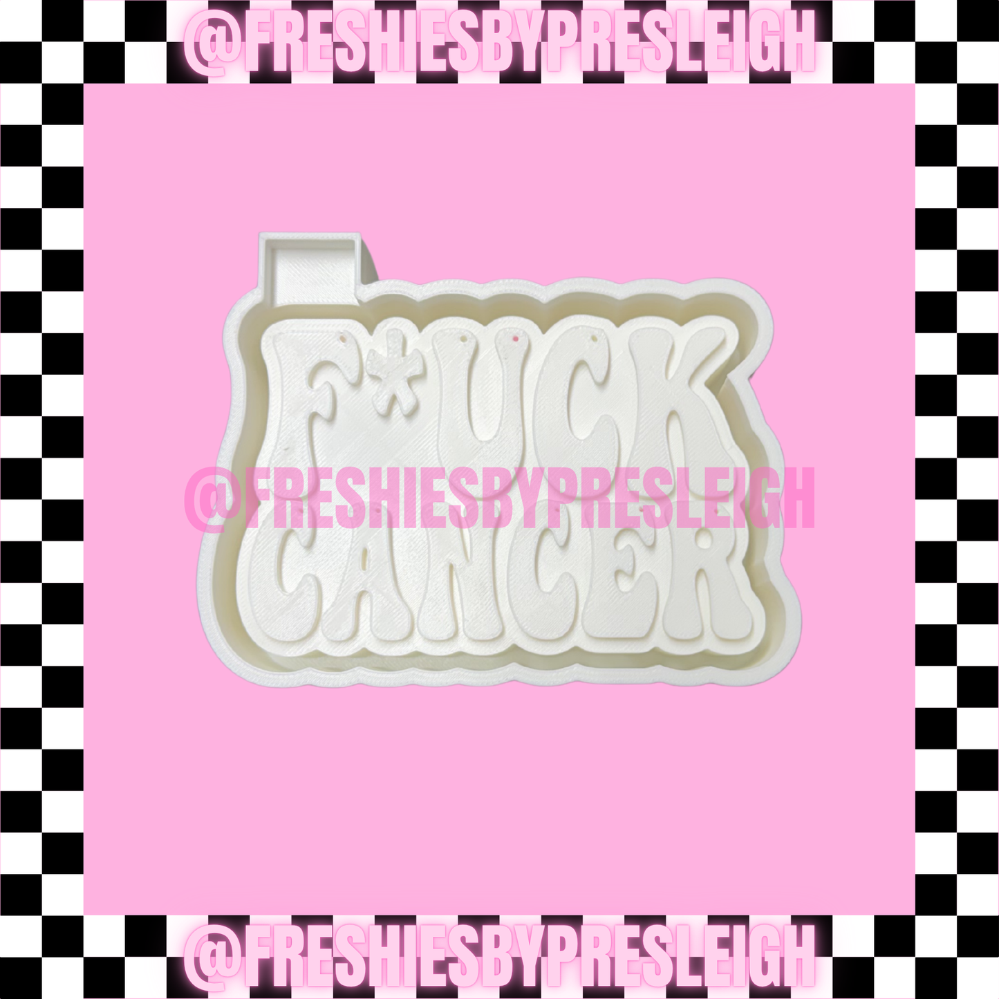 F Cancer Freshie Mold
