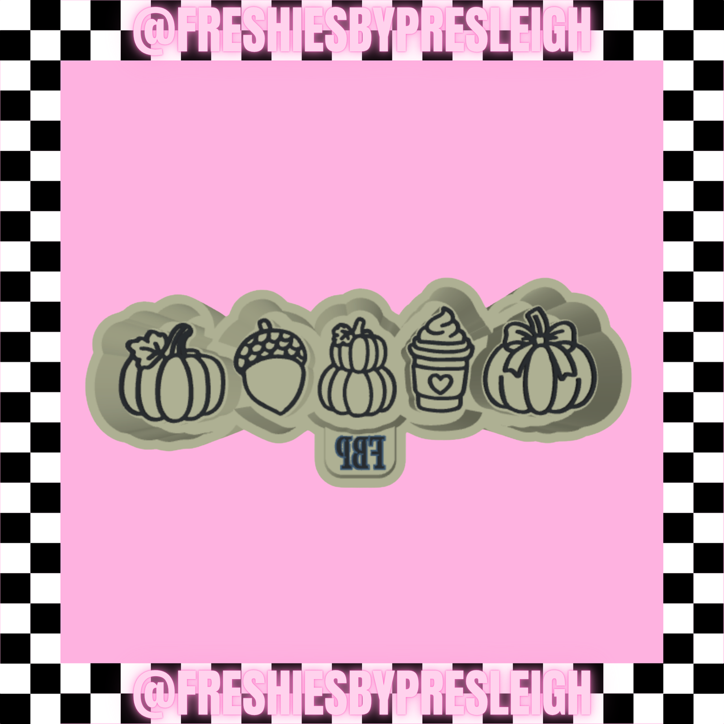 Fall Charmies Freshie Mold