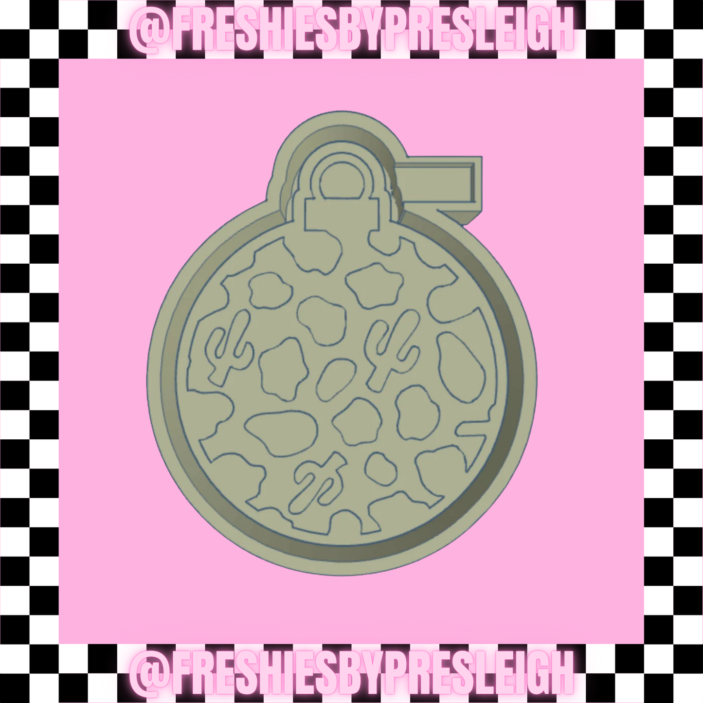 Western Ornament Freshie Mold
