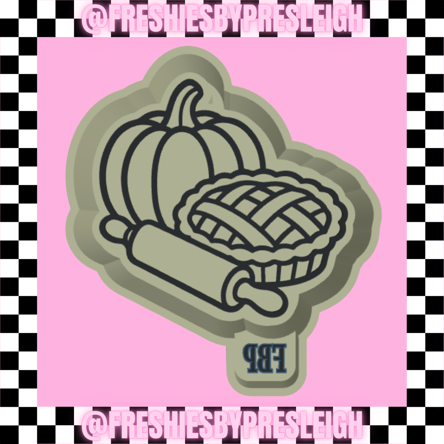 Pumpkin Pie Freshie Mold