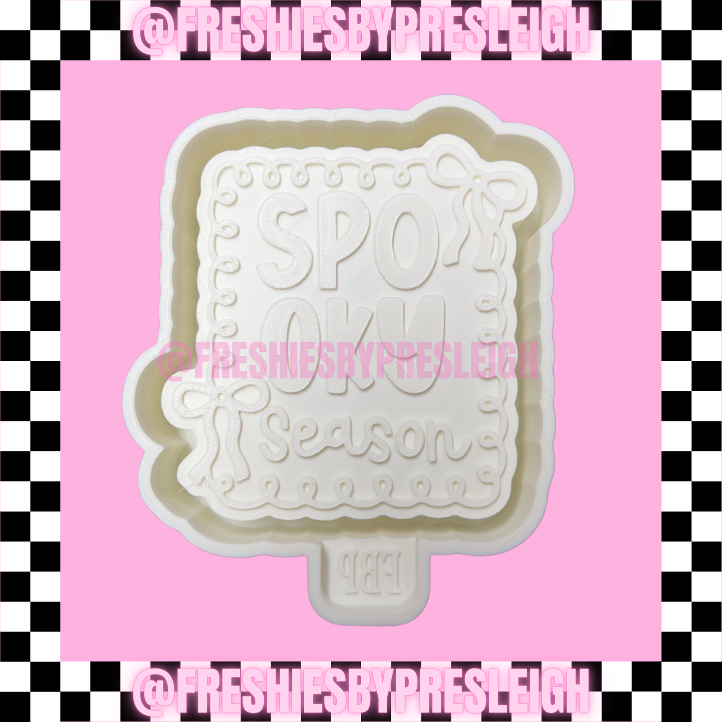 Squiggly Spooky Season Freshie Mold