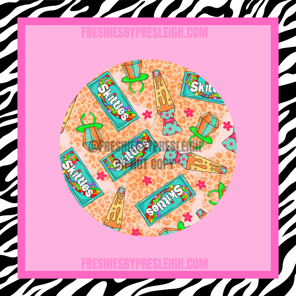 Retro Candy Freshie Cardstock