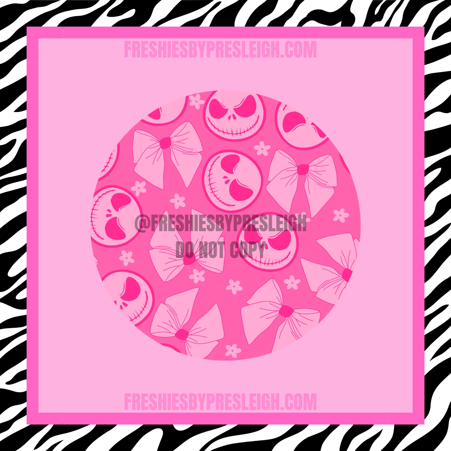 Pink Girly Skull Guy