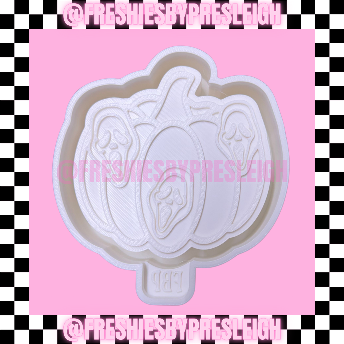 Scary Pumpkin Freshie Mold