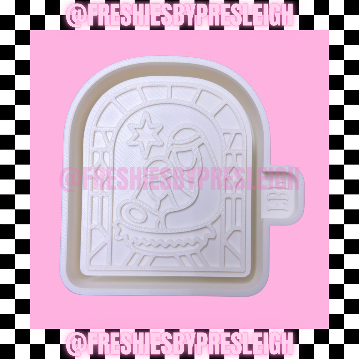 Nativity Stained Glass Freshie Mold