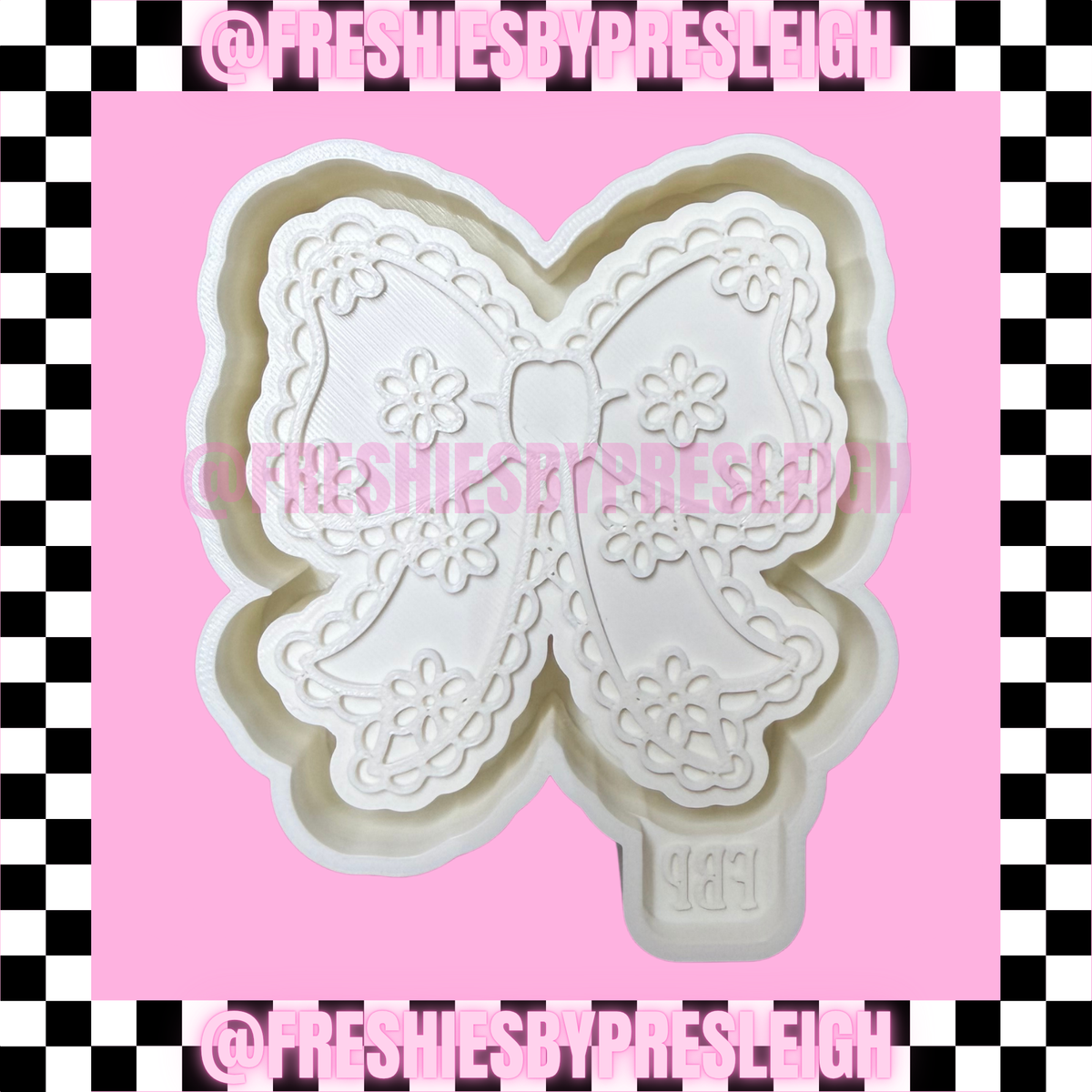 Floral Bow Freshie Mold