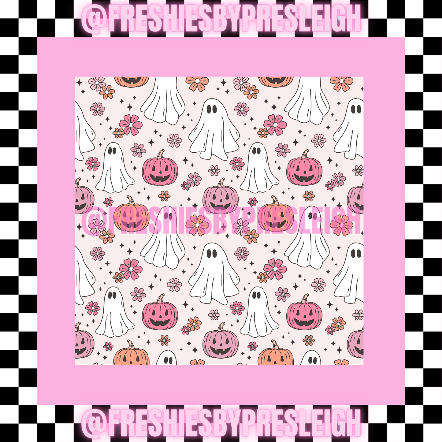 Halloween Collage Freshie Card Stock