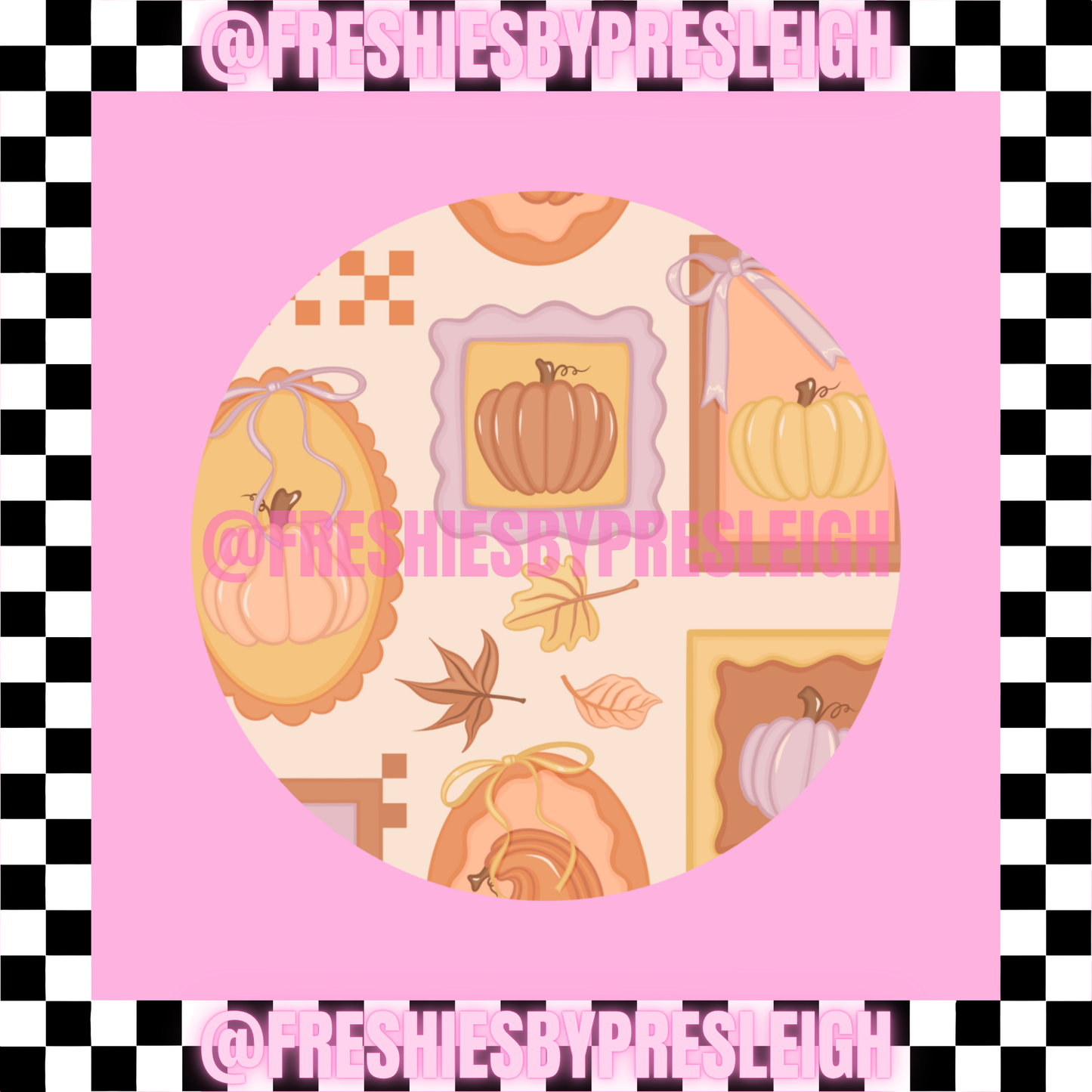 Pumpkin Frames Freshie Card Stock