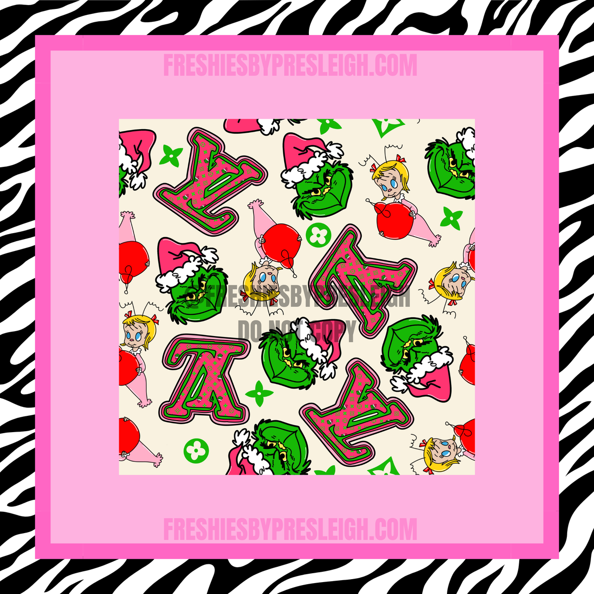G Man Boujee Christmas Freshie Cardstock