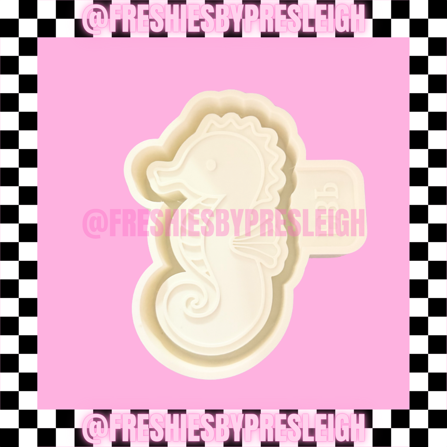 Seahorse Freshie Mold