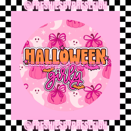 Halloween Girly Freshie Card Stock