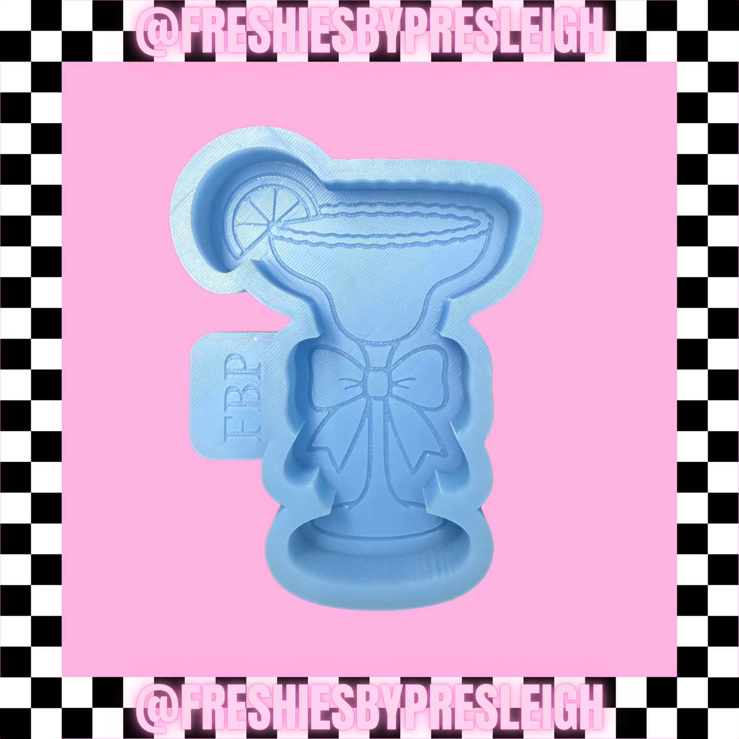 Margarita Bow Glass Freshie Mold