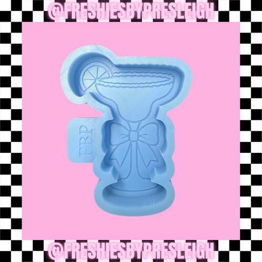 Margarita Bow Glass Freshie Mold