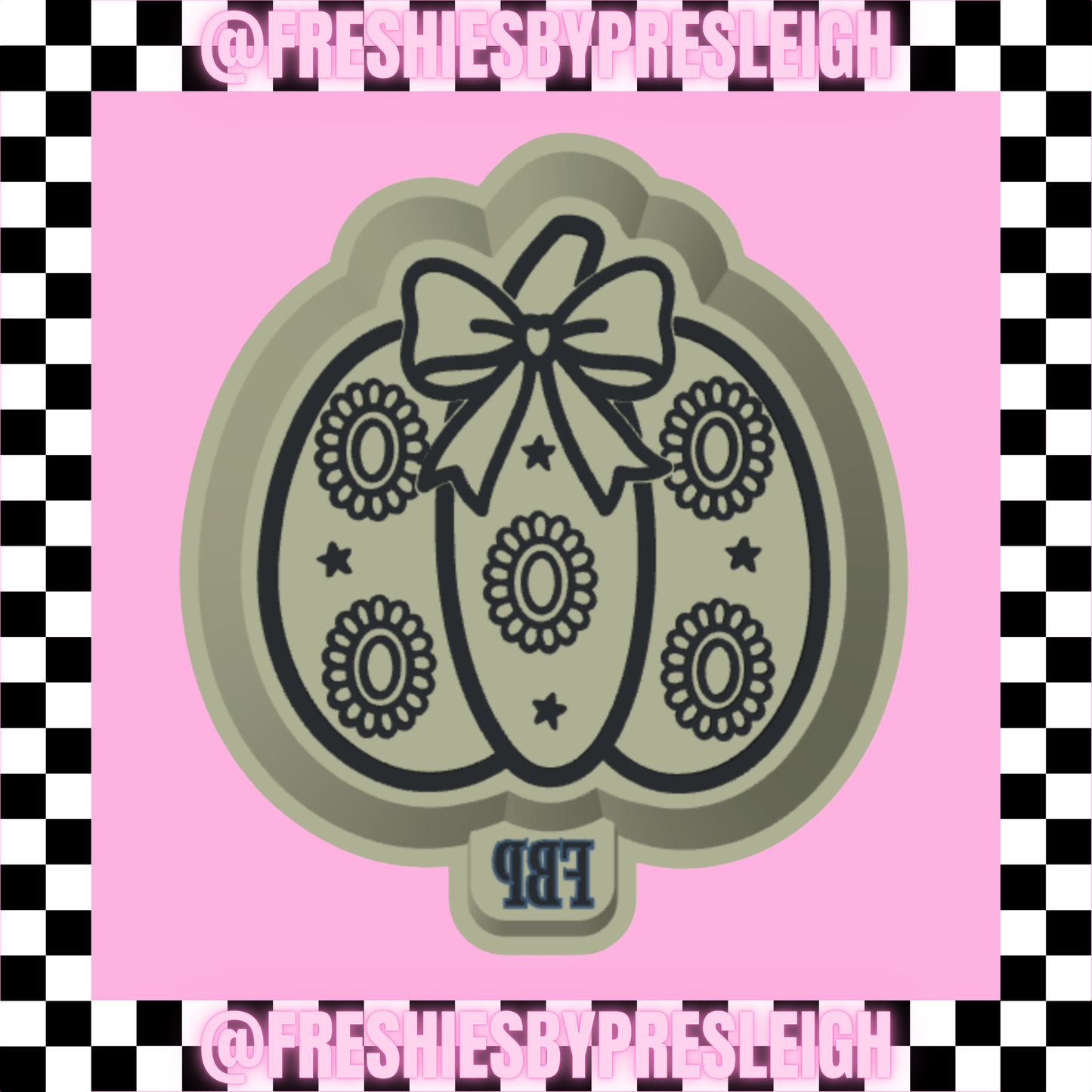 Concho Pumpkin Freshie Mold
