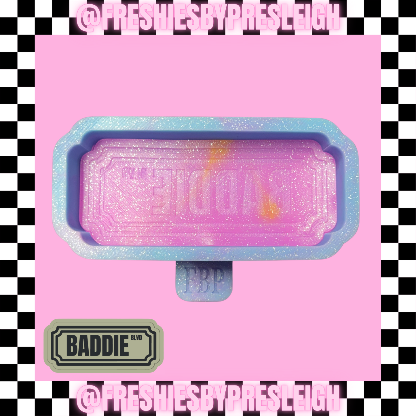 Street Sign Freshie (Insert) Mold