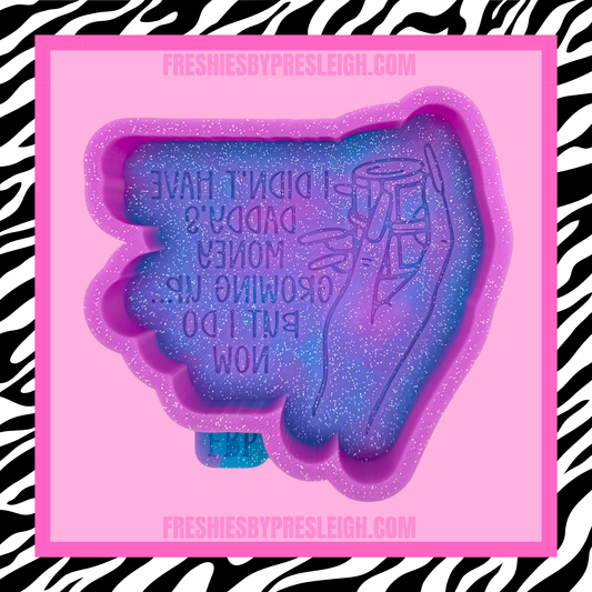 Daddy's Money Freshie Mold