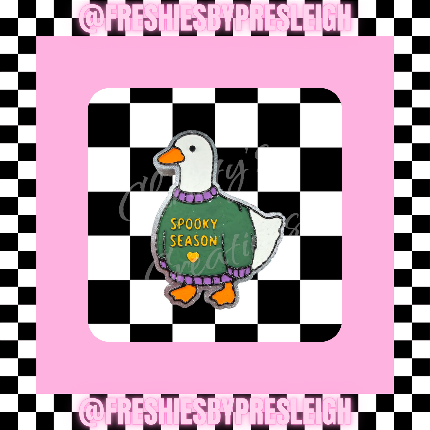 Spooky Season Goose Freshie Mold